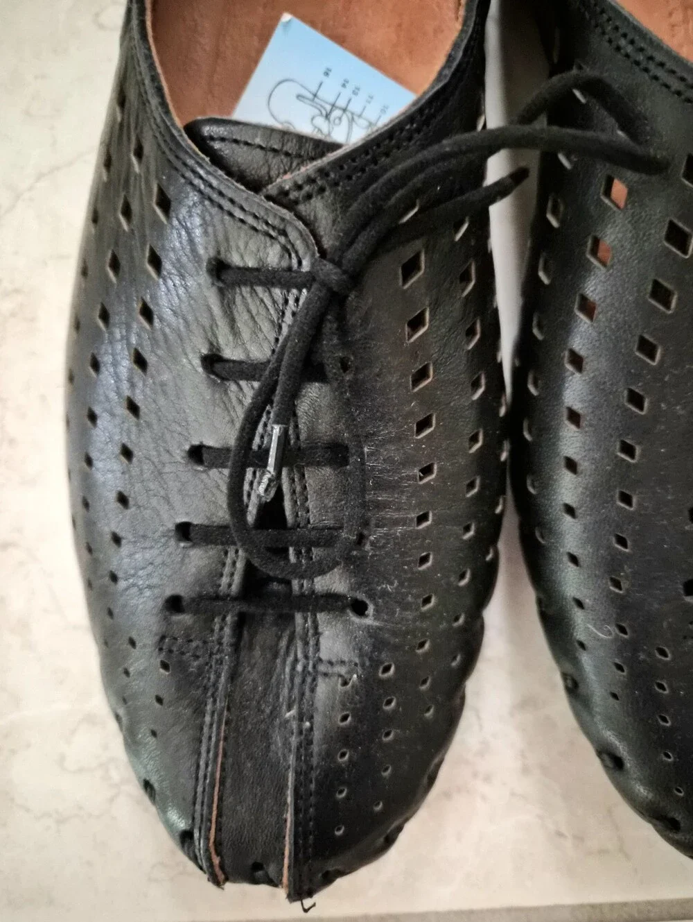 NWT Volks Walkers 1150 Izmit 2.0 Lace Up Black Sneaker Shoes 39